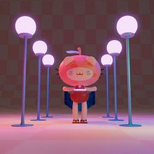 "Gati-cuatic": Creación de personajes kawaii en 3D con Blender  / @yasmini. Projekt z dziedziny Trad, c, jna ilustracja, Projektowanie postaci, Ilustracja c, frowa,  Modelowanie 3D i Manga użytkownika Eleonora Galdós - 05.10.2022