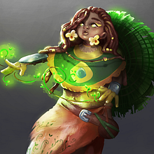 Meu projeto do curso: Concept art para design de personagens e worldbuilding. Ilustração tradicional, Design de personagens, Ilustração digital, Concept Art, Desenho digital, e Pintura digital projeto de Francieli Faustino Ramos - 10.10.2022