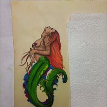 Mi proyecto del curso: Tatuaje artístico full color. Un progetto di Illustrazione tradizionale, Disegno, Illustrazione digitale, Design di tatuaggi e Disegno digitale di Elena - 11.10.2022