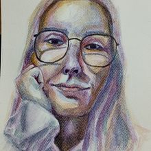 Mi proyecto del curso: Retrato artístico en acuarela. Projekt z dziedziny  Sztuki piękne,  Malarstwo, Malowanie akwarelą i Portret użytkownika bballesterosdv - 11.10.2022