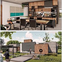 Mi proyecto del curso: Posproducción creativa de renders arquitectónicos con Photoshop. Un projet de Architecture, Illustration numérique, Architecture numérique, Illustration architecturale , et ArchVIZ de Fernando Neyra Moreta - 11.10.2022