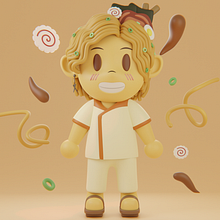 Mi proyecto del curso: Creación de personajes kawaii en 3D con Blender . Un proyecto de Ilustración tradicional, Diseño de personajes, Ilustración digital, Modelado 3D, Manga y 3D de Maria Jose Lemus Bula - 11.10.2022