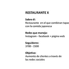 ¿Cómo aumentar los clientes de un restaurante a través de las redes sociales? / Mi proyecto del curso: Introducción al community management . % Irene tarafından hazırlanan Sos, al Med, a, Dijital Pazarlama, İçerik Pazarlaması, Facebook Pazarlama & Instagram Pazarlaması projesi - 10.11.2022