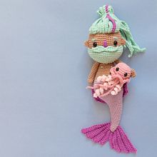 Otávio sereio. Projekt z dziedziny Amigurumi, Sz, dełkowanie i Craft użytkownika Bia Moraes - 11.10.2022