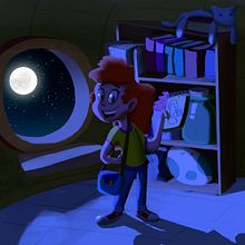 Meu projeto do curso: Princípios de iluminação para pintura digital. Un projet de Illustration traditionnelle, Illustration numérique , et Peinture numérique de Lucas Rhossard - 11.10.2022