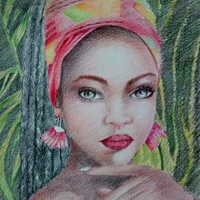 Rostos (lápis aquarelável).. Traditional illustration, Drawing, Pencil Drawing, Portrait Drawing, Realistic Drawing, Artistic Drawing, Figure Drawing, and Colored Pencil Drawing project by Jayme Gonzalez - 10.11.2022