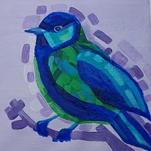 My project for course: Stylized Acrylic Painting: Explore Color and Shape. Acr, lic Painting, and Painting project by Dania Hofi - 10.12.2022