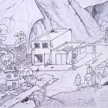 Meu projeto do curso: A arte de desenhar: transforme seus rabiscos em arte. Traditional illustration, Pencil Drawing, Drawing, and Sketchbook project by Sidney Nogueira - 10.12.2022