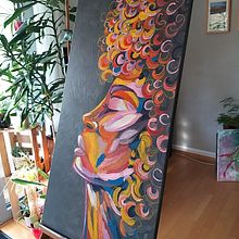 Curly Beauty. Un projet de Peinture acr , et lique de Maria Märtl - 12.10.2022