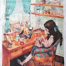 La costurera . Projekt z dziedziny  Haft, Craft i  Sztuki piękne użytkownika Davinia Martínez Alcocer - 12.10.2022