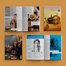 Dirección de Arte e ilustración para Excelencias Gourmet. Traditional illustration, Editorial Design, Art Direction, and Graphic Design project by Omar Batista Jiménez - 10.13.2022