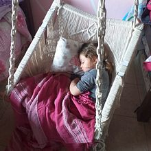 Mi proyecto del curso: Macrame: HAMACA OLIVIAonstruye una hamaca. Macramé project by Monica Perazzo - 10.04.2022