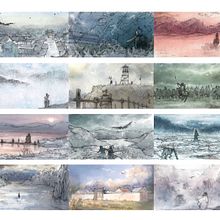 Fiore di Magnolia - La leggenda di Hua Mulan. Stor, board, Character Design, Costume Design, Film, Sketching, Drawing, and Spatial Design project by alicemarchii - 10.13.2022