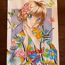 Il mio progetto del corso: Colorazione con pennarelli per disegno manga. Traditional illustration, Comic, Color Theor, and Manga project by danieladecet - 10.13.2022
