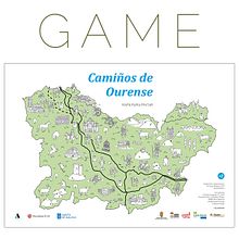 Camiños de Ourense Ein Projekt aus dem Bereich Traditionelle Illustration, Design und Produktdesign von Jorge Campos - 13.10.2022