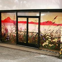 Wildflowers of Elliott Bay (mural art). Traditional illustration, and Digital Illustration project by eleanor doughty - 10.13.2022