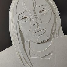 Mi proyecto del curso: Retratos 3D con capas de papel. Projekt z dziedziny Craft,  Sztuki piękne i Papercraft użytkownika Juan Gaytan - 26.09.2022