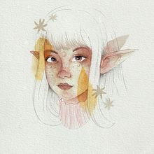 Mon projet du cours : Portrait illustré à l’aquarelle. Un progetto di Illustrazione tradizionale, Belle arti, Pittura, Disegno, Pittura ad acquerello, Disegno di ritratti e Disegno artistico di lauralee bechet - 14.10.2022