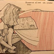 Mon projet du cours : Carnet de croquis : illustrez vos expériences personnelles. Traditional illustration, Sketching, Drawing, Sketchbook & Ink Illustration project by marie_lapprend - 10.15.2022