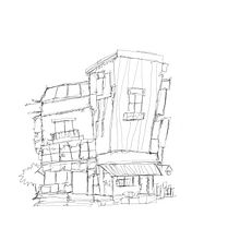 My project for course: Expressive Architectural Sketching with Colored Markers. Sketching, Drawing, Architectural Illustration, Sketchbook & Ink Illustration project by Jyoti Yadav - 10.15.2022
