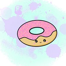 Donut 🍩. Un proyecto de Ilustración tradicional de shivondevi - 16.10.2022