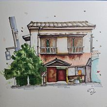The final project for the course. Projekt z dziedziny Sketching,  R, sunek,  R, sunek architektoniczn, Sketchbook,  R i sunek atramentem użytkownika Tra My - 16.10.2022