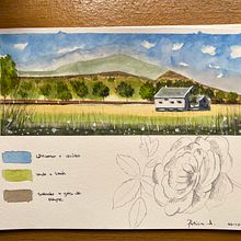 Mi proyecto del curso: Cuaderno de viaje en acuarela. Projekt z dziedziny Trad, c, jna ilustracja, Malowanie akwarelą,  R, sunek architektoniczn i Sketchbook użytkownika Patricia Alférez Cano - 16.10.2022