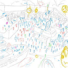 Meu projeto do curso: Ilustração estilo Search and Find no Procreate. Ilustração tradicional, Ilustração digital, e Sketchbook projeto de Francisco Guilherme Souza Da Costa Junior - 16.10.2022