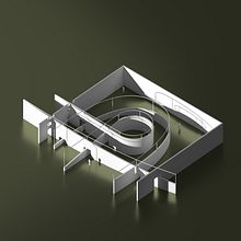 My project for course: Architectural Models with Rhino 3D and V-Ray. Un progetto di 3D, Architettura, Architettura d'interni, Illustrazione digitale, Modellazione 3D, Architettura digitale e ArchVIZ di Anastasiia Popova - 15.10.2022