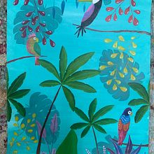 Meu projeto do curso: Pintura com tinta acrílica: crie peças coloridas e tropicais. Pintura, Pintura Acrílica e Ilustração naturalista projeto de sofiapamendes2 - 29.09.2022