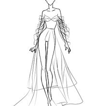 Mi proyecto del curso: Ilustración de bocetos de moda. Traditional illustration, Sketching, Fashion Design, Digital Drawing, and Fashion Illustration	 project by Tatiana Garcia - 10.09.2022