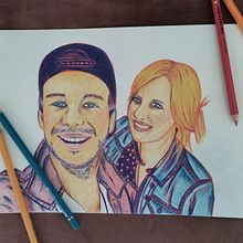 My project for course: Vibrant Portrait Drawing with Colored Pencils. Projekt z dziedziny  Rysunek, Portrety, Sketchbook i Rysowanie kredkami użytkownika svenja199 - 17.10.2022