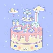 My project for course: Designing Kawaii Worlds: Spread Joy Through Illustration. Character Design, Digital Illustration, and Manga project by Claudia Valencia - 10.17.2022