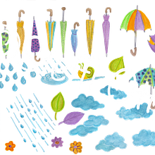 Mein Abschlussprojekt für den Kurs: Grundlagen: Lizenzierung von Illustrationen. Traditional illustration, Design Management, Marketing, Pattern Design, and Portfolio Development project by steffiotto - 10.17.2022