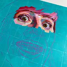 My (optional) final project: Paint expressive eyes for vibrant portraits.. Painting, Traditional illustration, and Oil Painting project by Alai Ganuza - 10.18.2022