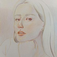 Mein Abschlussprojekt für den Kurs: Lebendiges Porträtzeichnen mit Buntstiften. Drawing, Portrait Drawing, Sketchbook, and Colored Pencil Drawing project by Mia - 10.18.2022