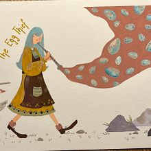 My project for course: Painting with Gouache: Create Poetic Illustrations. Un progetto di Illustrazione tradizionale, Belle arti, Pittura e Pittura gouache di Ulrike Schluter - 18.10.2022