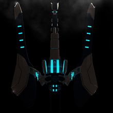 Sci-fi spaceship. Un proyecto de 3D, Animación, Modelado 3D, Edición de vídeo, Concept Art y Pintura digital de Pedro Ramírez - 18.10.2022
