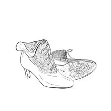 Zapatos en la Fogata. Un proyecto de Ilustración tradicional, Ilustración digital, Dibujo artístico, Dibujo digital e Ilustración editorial de Rita Isabel Lino Barros - 07.10.2022