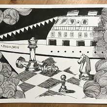 My project for course: Fairy-Tale Illustration with Pen and Ink. Drawing, Artistic Drawing & Ink Illustration project by Susanne Taudte - 10.18.2022
