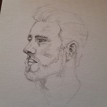 Il mio progetto del corso: Ritratto su blocco da disegno: esplora il volto umano. Un progetto di Bozzetti, Disegno, Disegno di ritratti, Disegno artistico e Sketchbook di Gianmauro Azzani - 18.10.2022