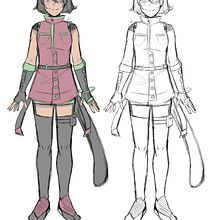 Concept art de personagem. Un proyecto de Ilustración tradicional, Diseño y Diseño de personajes de Shaira Nunes - 16.10.2022