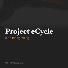 The Power of a Name - Project eCycle: Ride the lightning. Un proyecto de Br, ing e Identidad, Consultoría creativa, Gestión del diseño y Naming de Ian McEwen - 12.10.2022