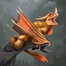 Wyvern. Un progetto di Illustrazione tradizionale, Character design e Pittura digitale di Judith Vidal - 16.10.2022
