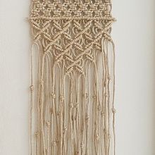 Il mio progetto del corso: Macramè: nodi semplici e complessi. Un projet de Création d'accessoires, Design d'intérieur, Décoration, Art textile, Macramé , et Design textile de Federica Mazzotta - 19.10.2022