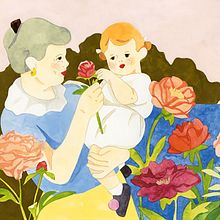 Un oiseau, une fleur. Traditional illustration project by Julia Spiers - 05.01.2022