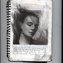 sketchbook page 1 . Un progetto di Disegno a matita, Disegno di ritratti e Disegno realistico di Sim Sim - 19.10.2022