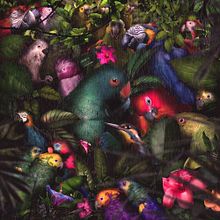 Jungle parrot. Un proyecto de Fotomontaje de Oliver Albergo - 19.10.2022