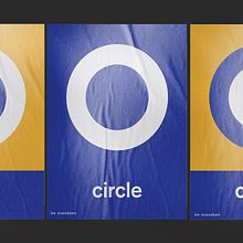 Circle, poster. Un proyecto de Diseño de carteles, Ilustración vectorial y Tipografía de Oliver Albergo - 19.10.2022
