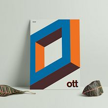 Ott, poster. Un proyecto de Diseño de carteles de Oliver Albergo - 19.10.2022